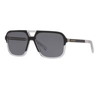 Dolce & Gabbana DG 4354 501-81 B 58 Men's Sunglasses - Black Frame, Grey Lenses