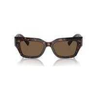 Dolce & Gabbana Dg 4462 Occhiali Da Sole Donna Avana Rettangolari Marrone 52mm