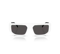 Dolce & Gabbana Dg 6203 Sunglasses Unisex Bianco Squadrato Grey 56mm