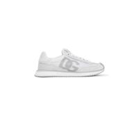Dolce & Gabbana - DG Logo Mesh and Suede Runner Sneakers - -Shoes -Donna -Bianco -36 EU