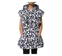 Dolce & Gabbana - DG Mania Piumino Smanicato con Cappuccio - - Jackets - Donna - Bianco - M