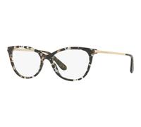 Dolce & Gabbana DG3258 911 54 Women's Cat-Eye Eyeglasses - Cube Black/Gold Frame