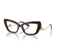 Dolce & Gabbana DG3391B 502 56 Women’s Cat-Eye Eyeglasses - Havana/Gold Frame