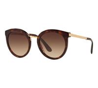 Dolce & Gabbana DG4268 502/13 Women's Sunglasses - Havana Frame, Brown Gradient Lenses