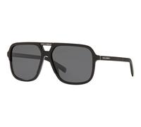Dolce & Gabbana DG4354 1934/81 Unisex Sunglasses - Black Frame, Polarized Gray Lenses