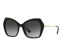 Dolce & Gabbana DG4399 501/8G 56 Women's Butterfly Sunglasses - Black Frame, Gray Gradient Lenses