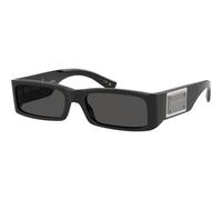 Dolce & Gabbana DG4444 501/87 Unisex Sunglasses - Black Frame, Dark Gray Lenses