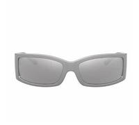 Dolce & Gabbana DG6188 34156G Unisex Sunglasses - Metallic Grey Frame, Light Grey Mirror Silver Lenses