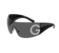 Dolce & Gabbana Donna DG2298B 05/87 Occhiali da sole Metallo Nero Grigio Pillow Normale