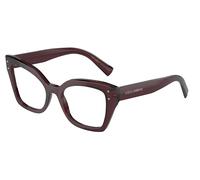 Dolce & Gabbana Donna Dolce & Gabbana DG3386 3045 Montature da vista Acetato Viola Trasparente Farfalla Normale