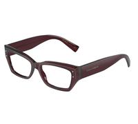 Dolce & Gabbana Donna Dolce & Gabbana DG3387 3045 Montature da vista Acetato Viola Trasparente Squadrata Normale