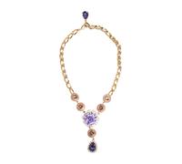 Dolce & Gabbana - Fiore Cristallo Perla Collana Pendente - - Accessories - Donna - Multicolore - ONE SIZE