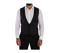 Dolce & Gabbana - Gilet Formale a Righe Nere - - Suits - Uomo - Nero - M