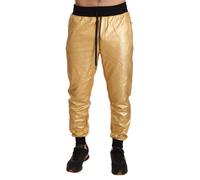 Dolce & Gabbana Gold Pig Of The Year Cotton Trousers Pants - IT48 | M