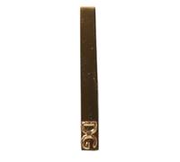 Dolce & Gabbana Gold Tone Brass Logo Branded Tie Clip Bar