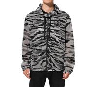 Dolce & Gabbana Gray Camouflage Hooded Sweatshirt Jacket - IT50 | L