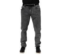 Dolce & Gabbana Gray Cotton Slim Fit Denim Trouser Jeans - IT56 | XXL