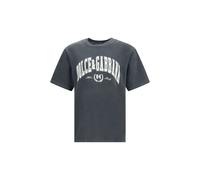 Dolce & Gabbana Gray Cotton T-Shirt - IT46 | S