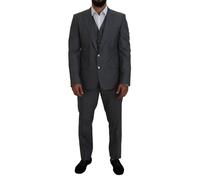 Dolce & Gabbana Gray MARTINI 3 Piece Slim Fit Suit - IT54 | XL