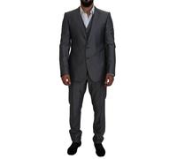 Dolce & Gabbana Gray SICILIA 3 Piece Slim Fit Suit - IT46 | S