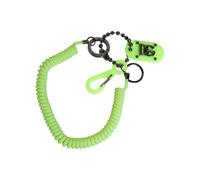 Dolce & Gabbana Green Springy Key Holder DG Logo Men's Keychain Keyring