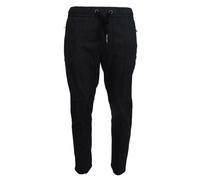 Dolce & Gabbana Grey Cotton Tapered Cotton Pants - IT46 | S