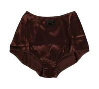 Dolce & Gabbana - Guaina a Vita Alta in Seta Stretch - - Underwear - Donna - Marrone - S