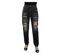 Dolce & Gabbana - Jeans Skinny in Denim a Vita Alta - - Jeans - Donna - Nero - S
