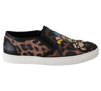 Dolce & Gabbana Leather Leopard #dgfamily Loafers Shoes - EU36.5/US6