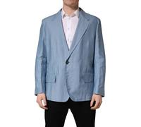 Dolce & Gabbana Light Blue Single Breasted Men Jacket Blazer - IT58 | 3XL