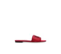 Dolce & Gabbana - Logo slides - - Shoes - Donna - Rosso - 36 1/2 EU