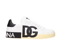 Dolce & Gabbana, ,Shoes ,Uomo ,Bianco ,40 EU Sneakers Bianche in Pelle Basse