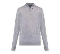 Dolce & Gabbana - Maglione polo in lana - - Knitwear - Uomo - Grigio - L