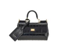 Dolce & Gabbana - Mini borsa My Sicily in pelle di anguilla - - Bags - Donna - Nero - ONE SIZE