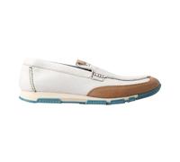 Dolce & Gabbana - Mocassini in Pelle Bianchi Marroni Blu - - Shoes - Uomo - Multicolore - 39 EU