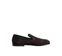 Dolce & Gabbana - Mocassini Jacquard Rosso e Nero - - Shoes - Uomo - Marrone - 41 EU