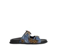 Dolce & Gabbana - Moda Slides Sandali Neri - - Shoes - Donna - Blu - 36 EU
