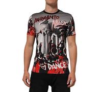 Dolce & Gabbana Multicolor Agrigento Dance Jazz Music Print T-shirt - IT44 | XS