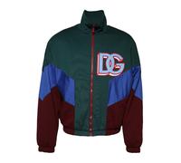 Dolce & Gabbana Multicolor Cotton Logo Full Zip Jacket - IT46 | S