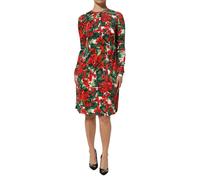 Dolce & Gabbana Multicolor Floral Short Portofino Dress - IT42|M