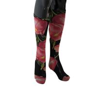 Dolce & Gabbana Multicolor Floral Tulip Nylon Socks - S