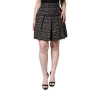 Dolce & Gabbana Multicolor High Waist Tartan Tweed A-line Mini Skirt - IT40|S