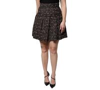 Dolce & Gabbana Multicolor High Waist Tartan Tweed Mini Skirt - IT40|S