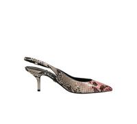 Dolce & Gabbana Multicolor Leather Heels Slingback Shoes - EU40.5/US10