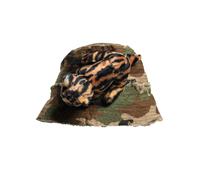 Dolce & Gabbana Multicolor Leopard Embellish Wide Brim Bucket Hat - 60 cm|XL