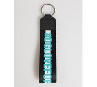 Dolce & Gabbana Multicolor Logo Polyester Brass Holder Keychain Keyring