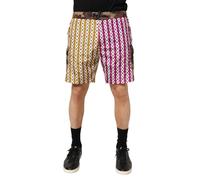 Dolce & Gabbana Multicolor Playing Card Camouflage Shorts Swimwear - IT4 | S