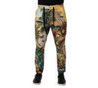 Dolce & Gabbana Multicolor Tropical King Lounge Trouser Pants - IT46 | S