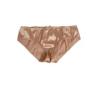 Dolce & Gabbana Nude Beige Silk Satin Stretch Bow Briefs Underwear - IT2 | S