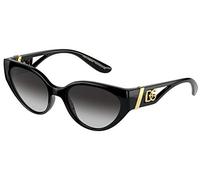 Dolce & Gabbana Donna Dolce & Gabbana DG6146 501/8G Occhiali da sole Nylon Nero Grigio Cat Eye Normale Sfumato